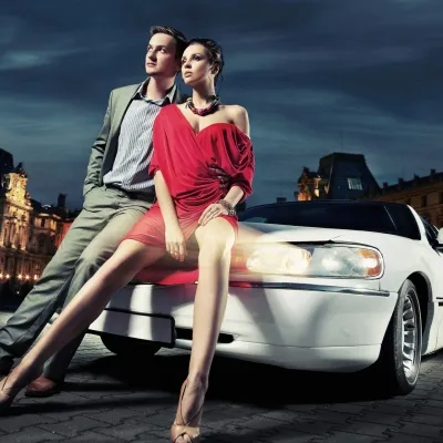 Airport Pick up with Strip by Limousine